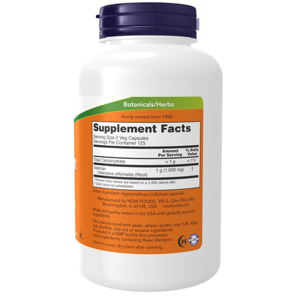 NOW Foods Valerianwurzel 500 mg - 250 vegane Kapseln, pflanzliches Nahrungsergänzungsmittel