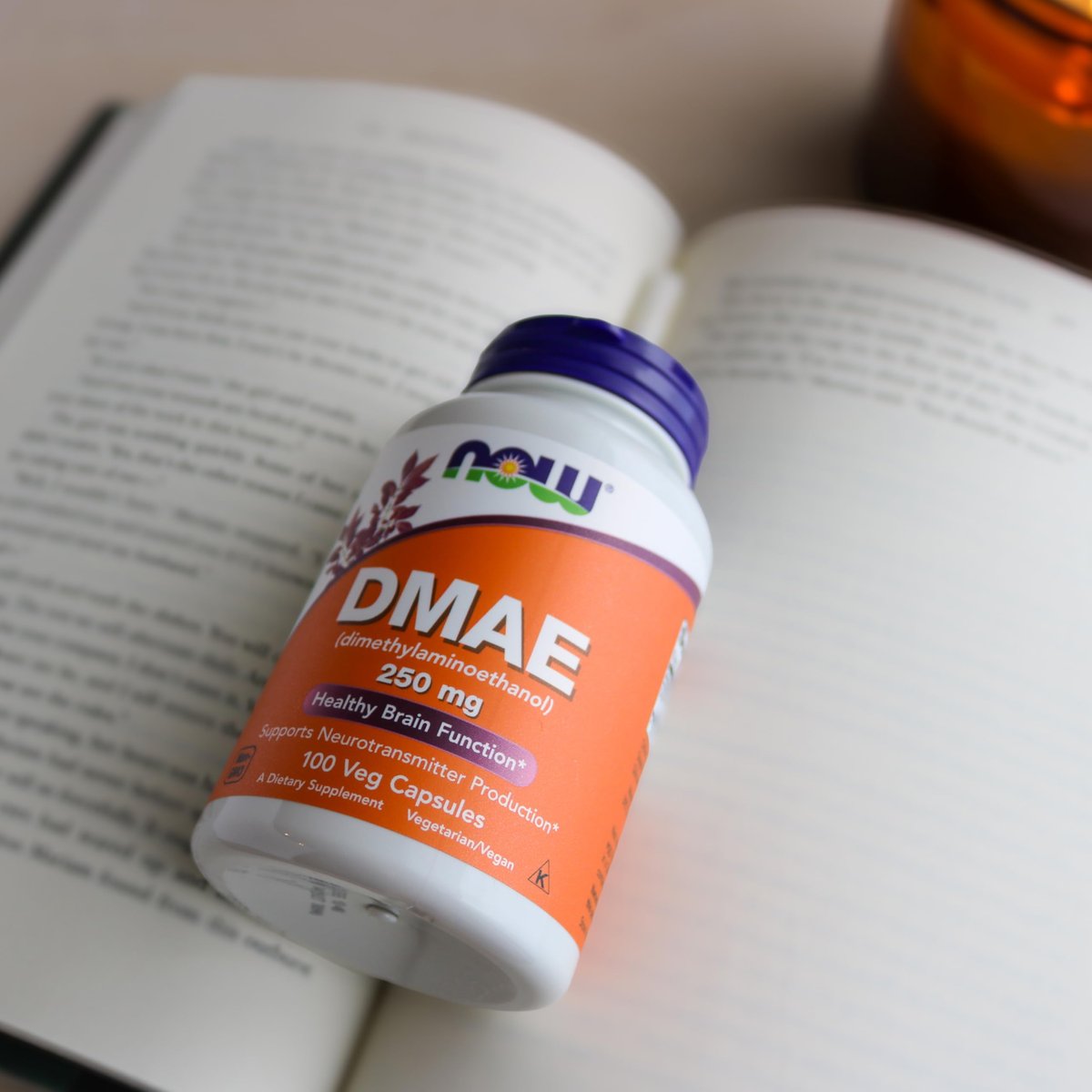 NOW Supplements, DMAE (Dimethylaminoethanol) 250 mg, für gesunde Gehirnfunktion*, 100 vegane Kapseln