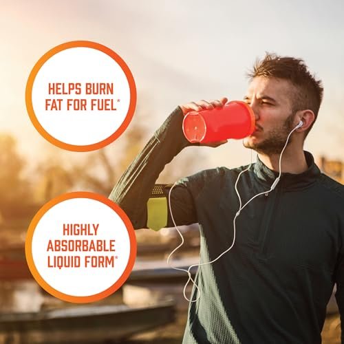 NOW Sports L-Carnitin Flüssig, Triple Strength 3000 mg, Zitrusgeschmack, 473 ml