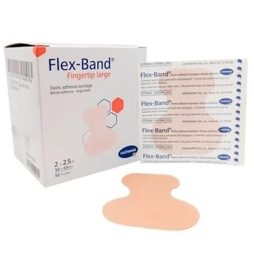 Flex-Band Fingerkuppenverbände - Große Fingerspitze, 50 Stück