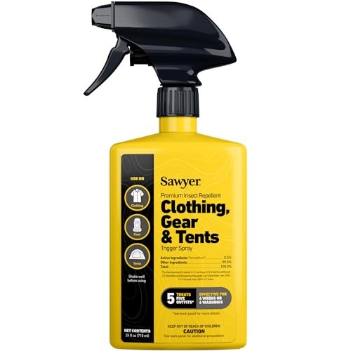Sawyer SP657 Premium Permethrin Insektenschutzmittel für Kleidung, Ausrüstung & Zelte, Sprühflasche, 710 ml