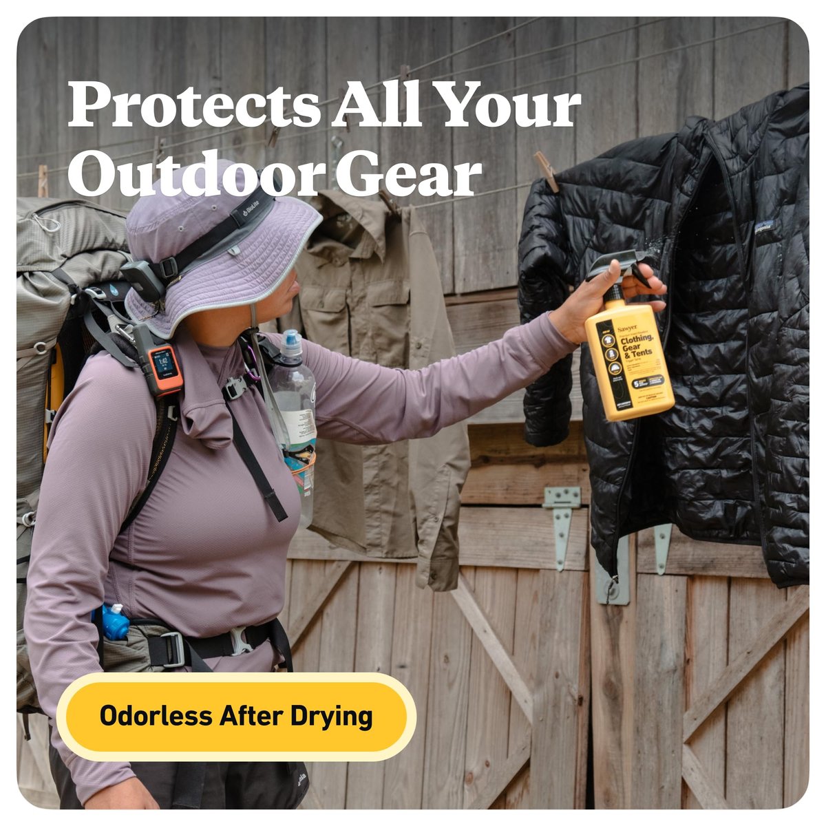 Sawyer SP657 Premium Permethrin Insektenschutzmittel für Kleidung, Ausrüstung & Zelte, Sprühflasche, 710 ml