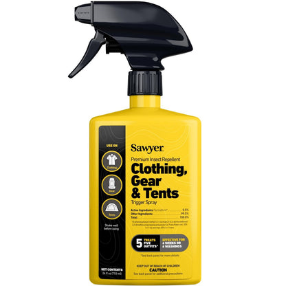 Sawyer SP657 Premium Permethrin Insektenschutzmittel für Kleidung, Ausrüstung & Zelte, Sprühflasche, 710 ml