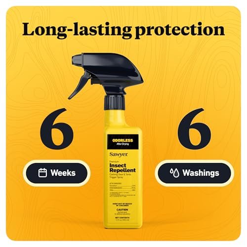 Sawyer Products SP649 Premium Permethrin Kleidung Insektenschutzmittel Sprühflasche, 355 ml