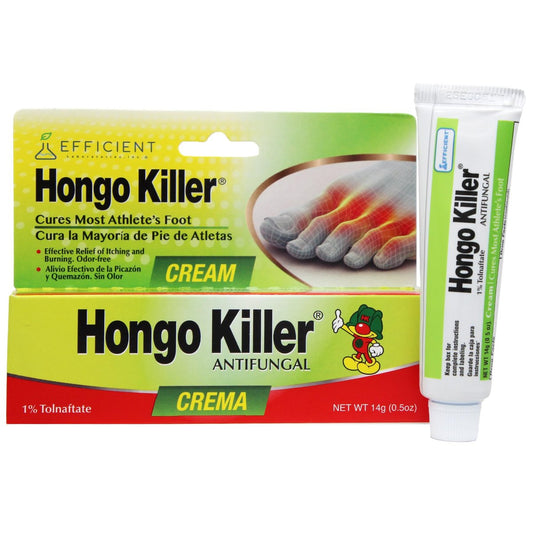 HONGO KILLER Antimykotische Creme 0,5 Unzen – Fußpilz Behandlung