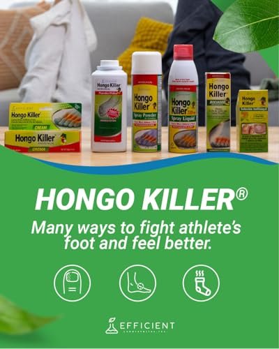 HONGO KILLER Antimykotische Creme 0,5 Unzen – Fußpilz Behandlung