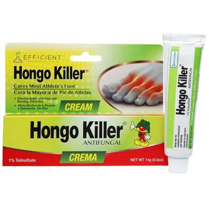 HONGO KILLER Antimykotische Creme 0,5 Unzen – Fußpilz Behandlung