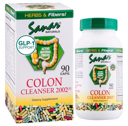 Sanar Naturals Darmreinigung | Ballaststoffe und Darmgesundheit mit Flohsamenschalen, Probiotika, Cascara Sagrada und Aloe Vera | GLP-1 Unterstützung, Verdauungswohlbefinden für Frauen und Männer, 90 Kapseln