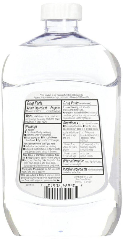 Swan Mineralöl 16 oz – Hochreines Mineralöl für Hautpflege und Haushalt