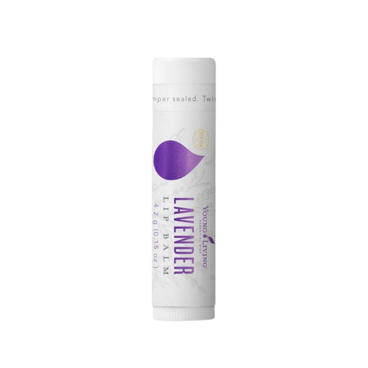 Young Living Lavendel Lippenbalsam – 0,15 oz – Ätherische Öle, beruhigt trockene Lippen, spendet Feuchtigkeit & pflegt, natürliche Lippenpflege, feuchtigkeitsspendende Lippenbehandlung