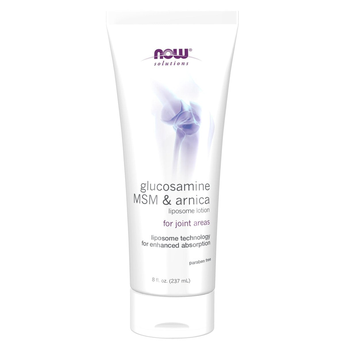 NOW Foods Solutions Glucosamin, MSM & Arnika Liposom-Lotion – 237 ml für Gelenkbereiche mit verbesserter Aufnahme