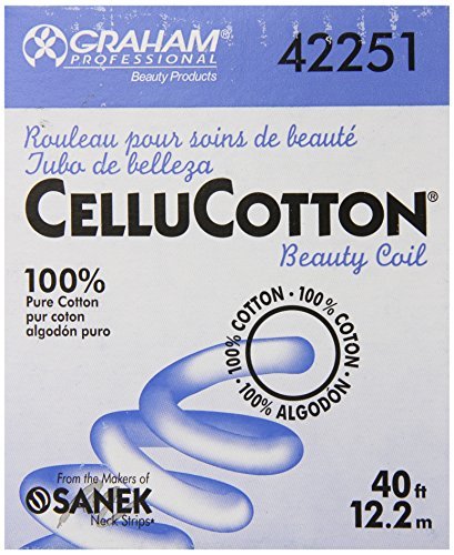 Graham Cellucotton Beauty Coil, 40 Fuß – reine Baumwollrolle für Hautpflege und Kosmetik