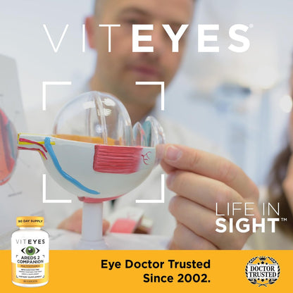 Viteyes Classic AREDS 2 Companion Beta-Carotin-freies Multivitamin-Präparat, umfassende Multivitamin-Formel für AREDS-2-Anwender, 90 Tabletten