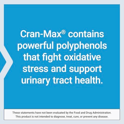 Life Extension Cran-Max® 500 mg – Cranberry-Vollfruchtkonzentrat für die Gesundheit der Harnwege mit starken Antioxidantien, glutenfrei, vegetarisch, nicht gentechnisch verändert, 60 Kapseln
