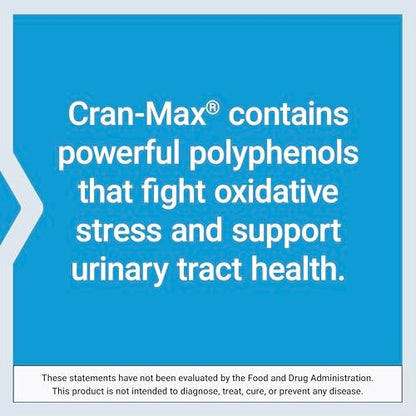 Life Extension Cran-Max® 500 mg – Cranberry-Vollfruchtkonzentrat für die Gesundheit der Harnwege mit starken Antioxidantien, glutenfrei, vegetarisch, nicht gentechnisch verändert, 60 Kapseln