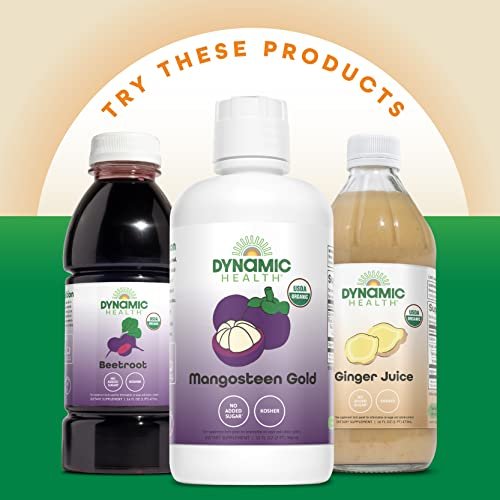 Dynamic Health Pure Black Cherry Unsweetened 100% Juice Concentrate, ohne Zusatzstoffe oder Konservierungsstoffe, Antioxidantien, 237 ml (Verpackung variiert)