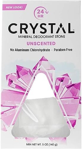 Crystal Essence Crystal Deodorant Körperstein, 2er-Pack, 5 Unzen, natürlicher Deodorantstein