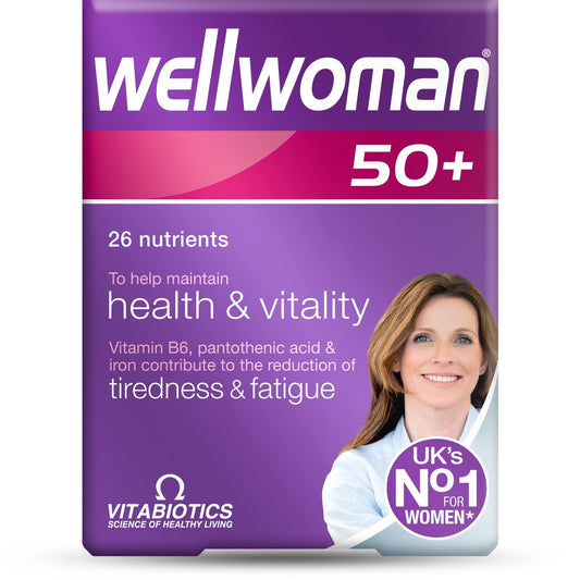 Wellwoman Vitabiotics 50+ 30 Tabletten – Hochwertiges Multivitamin für Frauen ab 50