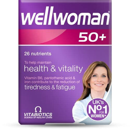 Wellwoman Vitabiotics 50+ 30 Tabletten – Hochwertiges Multivitamin für Frauen ab 50