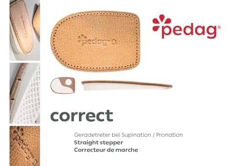 pedag Correct Fersenkeil | Medialer & Lateraler Keil für Pronation & Supination | Knickfuß & O-Bein Schmerzen | Hergestellt in Deutschland | Extra Large (Herren 11L bis 13)