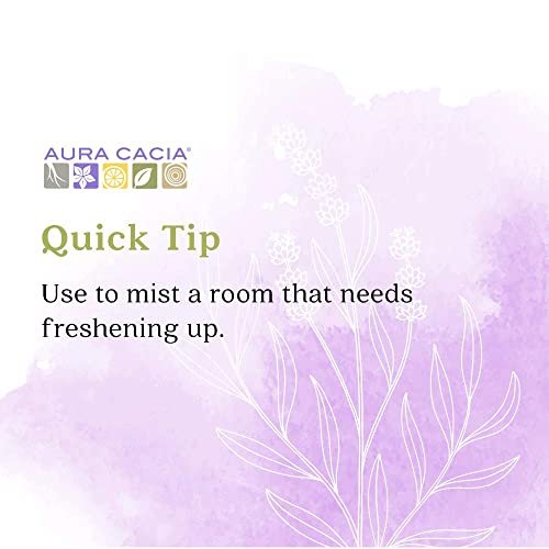 Aura Cacia Entspannender Lavendel Aromatherapie Nebel, 118 ml, reine ätherische Öle, süßes & blumiges Aroma