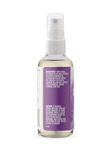 Aura Cacia Entspannender Lavendel Aromatherapie Nebel, 118 ml, reine ätherische Öle, süßes & blumiges Aroma