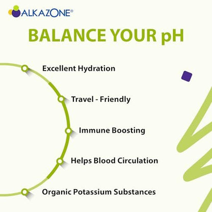 Alkazone pH-Balance-Alkalische Mineraltropfen – Antioxidantien, 1,25 Fl Oz, ergibt 10 Gallonen alkalisches, antioxidantienreiches Wasser, ungesüßt