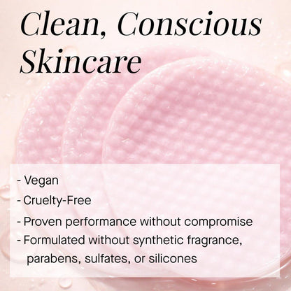 ARCONA Raspberry Clarifying Pads – Reinigungspads mit Himbeerextrakt, Hamamelis, Salicylsäure und Teebaumextrakten für klare, geschützte Haut – 45 Pads, Hergestellt in den USA