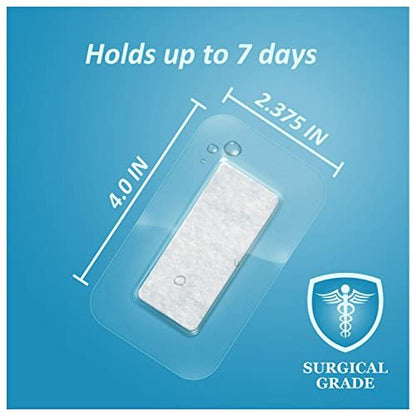 Nexcare Tegaderm + Pad Transparenter Wundverband, Atmungsaktiv, Wasserdicht, Hält 7 Tage – 5 Verbände