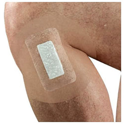 Nexcare Tegaderm + Pad Transparenter Wundverband, Atmungsaktiv, Wasserdicht, Hält 7 Tage – 5 Verbände