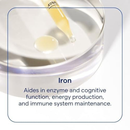 Trace Minerals Ionisches Eisen 22 mg – Flüssiges Nahrungsergänzungsmittel zur Unterstützung des Immunsystems und der Energie – mit Eisensulfat – 1,9 fl oz (ca. 46 Portionen)