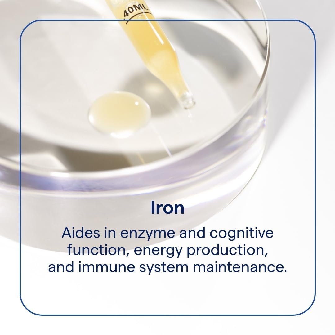 Trace Minerals Ionisches Eisen 22 mg – Flüssiges Nahrungsergänzungsmittel zur Unterstützung des Immunsystems und der Energie – mit Eisensulfat – 1,9 fl oz (ca. 46 Portionen)