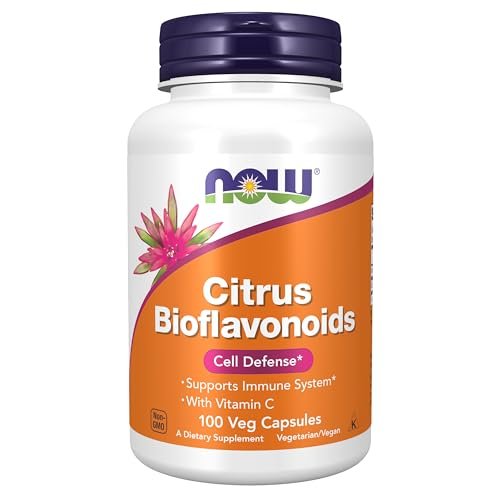NOW Foods Citrus-Bioflavonoide 700 mg – Unterstützung des Immunsystems, 100 Kapseln