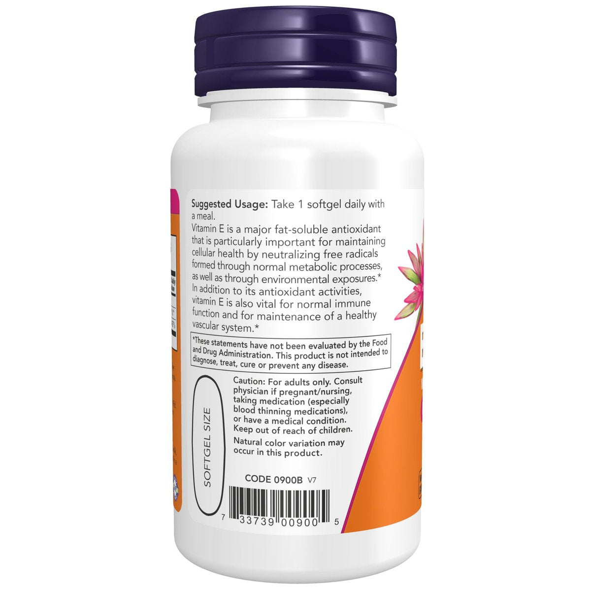 NOW Foods Vitamin E 1.000 IE mit gemischten Tocopherolen – Antioxidativer Schutz* – 50 Weichkapseln