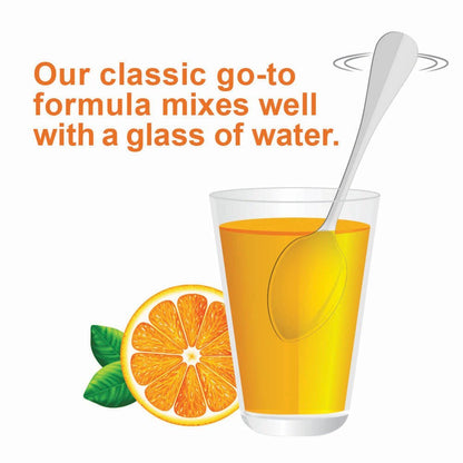 CITRUCEL Ballaststoffpulver bei gelegentlicher Verstopfung, Methylcellulose-Faserpulver, Orangengeschmack - 30 Unzen