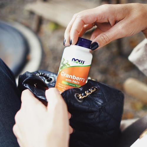 NOW Supplements Cranberry mit PACs, plus Uva Ursi und Traubenkernextrakt – 90 vegane Kapseln