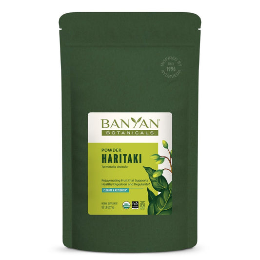Banyan Botanicals Haritaki Pulver – Organische Terminalia Chebula – Ayurvedisches Verdauungsergänzungsmittel für sanfte Reinigung* – ½ lb – Nicht-GVO, nachhaltig, Fair for Life Fair Trade zertifiziert