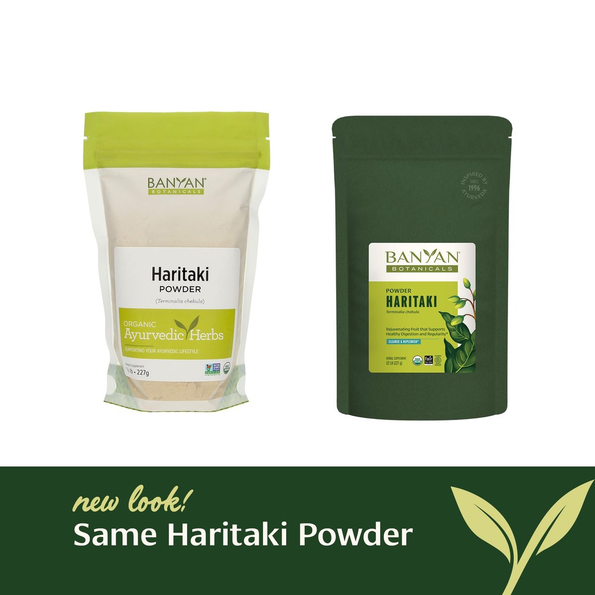 Banyan Botanicals Haritaki Pulver – Organische Terminalia Chebula – Ayurvedisches Verdauungsergänzungsmittel für sanfte Reinigung* – ½ lb – Nicht-GVO, nachhaltig, Fair for Life Fair Trade zertifiziert