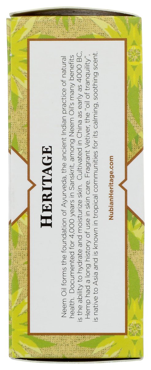 Nubian Heritage Seifenstück, Indischer Hanf, 5 Unzen – Feuchtigkeitsspendende Naturseife
