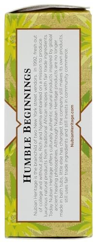 Nubian Heritage Seifenstück, Indischer Hanf, 5 Unzen – Feuchtigkeitsspendende Naturseife