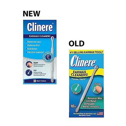 Clinere® Ohrenreiniger – Sanfte Ohrenreinigung und Ohrenschmalzentfernung, Juckreizlinderung, 10 Stück