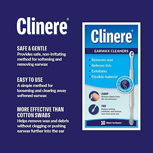 Clinere® Ohrenreiniger – Sanfte Ohrenreinigung und Ohrenschmalzentfernung, Juckreizlinderung, 10 Stück