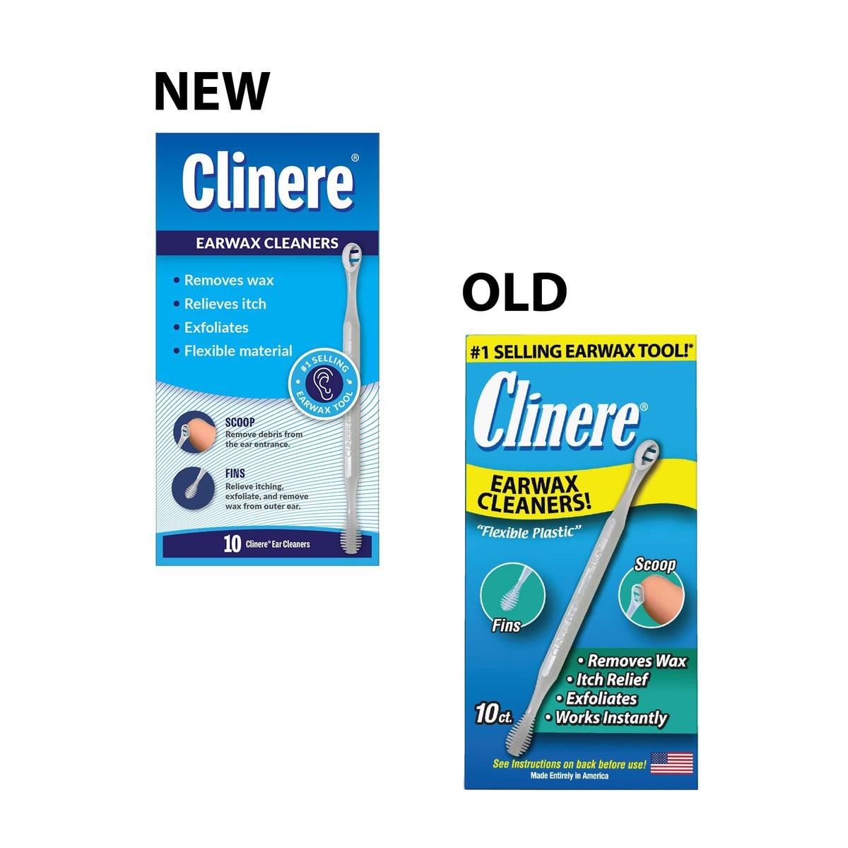 Clinere® Ohrenreiniger – Sanfte Ohrenreinigung und Ohrenschmalzentfernung, Juckreizlinderung, 10 Stück