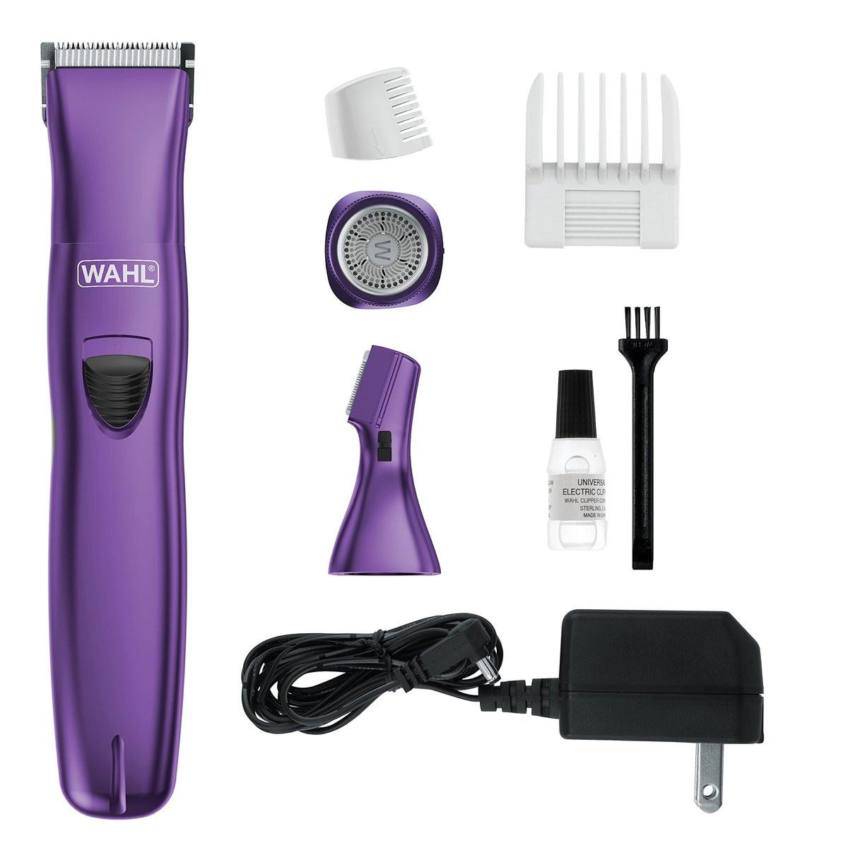 Wahl Pure Confidence Wiederaufladbarer Elektro-Trimmer, Rasierer & Detailer für sanftes Rasieren & Trimmen von Gesicht, Achseln, Augenbrauen & Bikini-Zone – Modell 9865-100