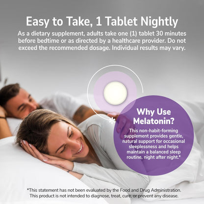 21st Century Melatonin 5mg Tabletten, 120 Stück, Schlafmittel für Erwachsene, Fördert Entspannung & erholsamen Schlaf, Nicht gewöhnungsbildend, Glutenfrei, Nicht-GVO