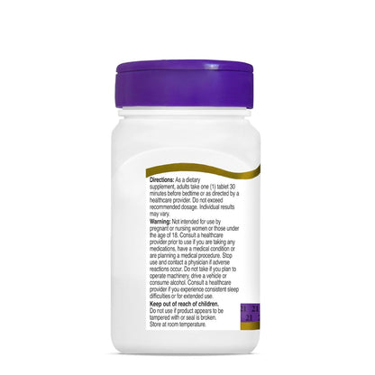 21st Century Melatonin 5mg Tabletten, 120 Stück, Schlafmittel für Erwachsene, Fördert Entspannung & erholsamen Schlaf, Nicht gewöhnungsbildend, Glutenfrei, Nicht-GVO