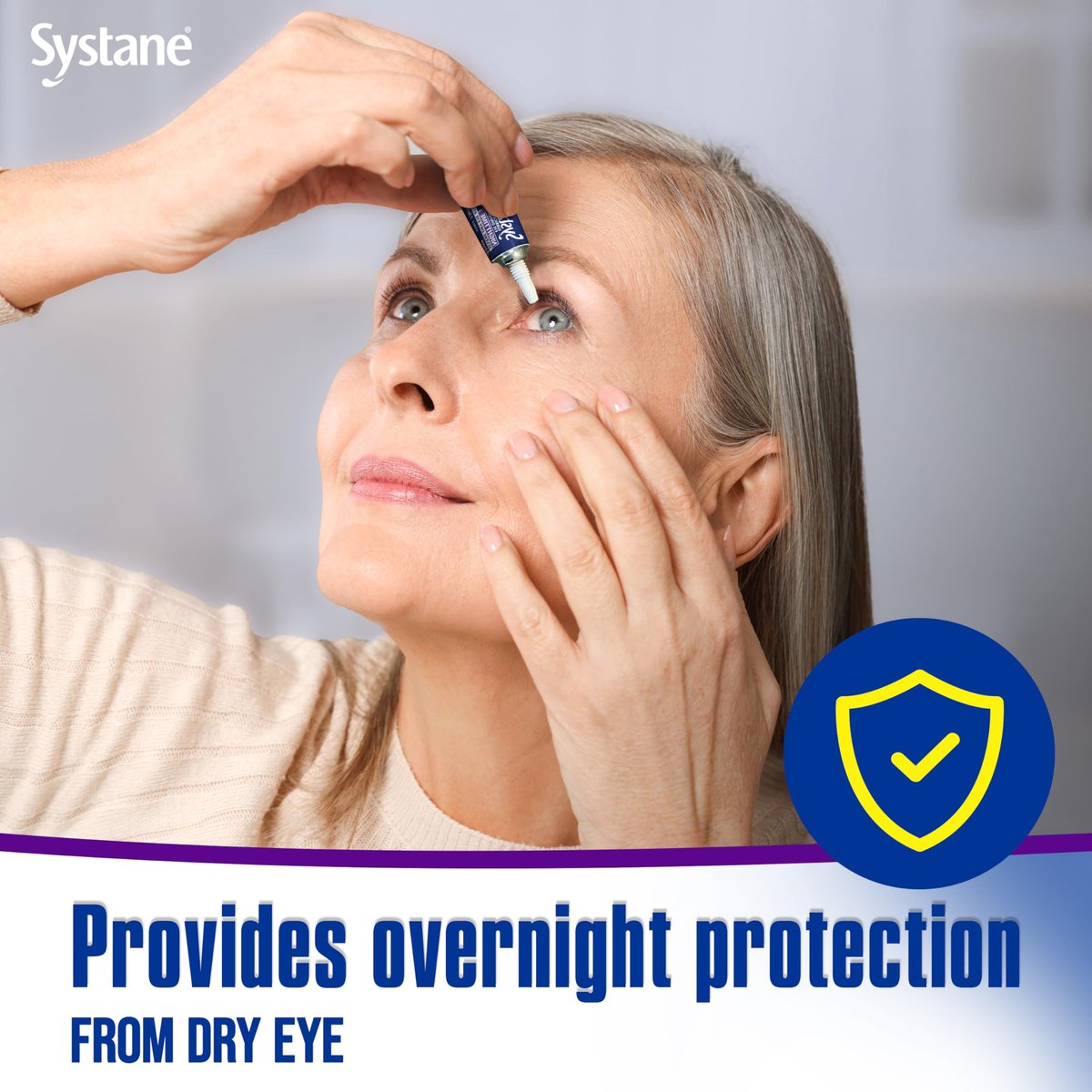 Systane Nighttime Lubricant Augensalbe 3,5 g Tube – Trockene Augen Nachtpflege