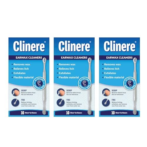 Clinere Ohrenreiniger – Sanfte Gehörgangsreinigung und Ohrenschmalzentfernung, Juckreizlinderung, Peeling, 30 Stück