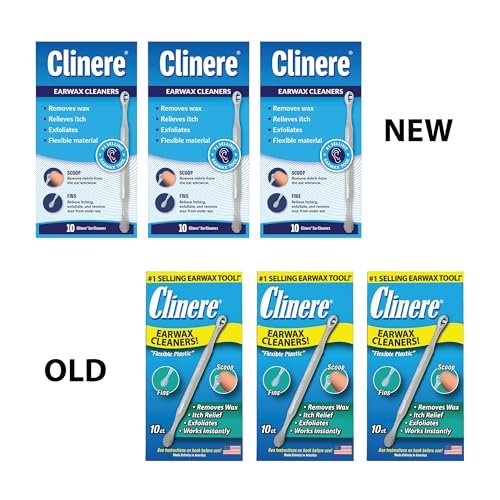 Clinere Ohrenreiniger – Sanfte Gehörgangsreinigung und Ohrenschmalzentfernung, Juckreizlinderung, Peeling, 30 Stück