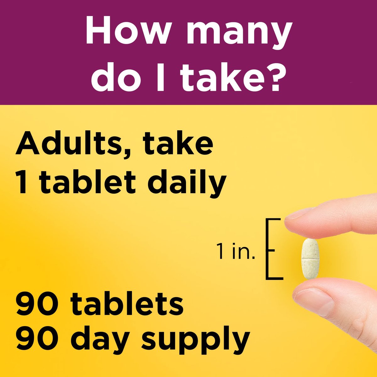 Nature Made Multivitamin für Frauen 50+ ohne Eisen – Tägliche Nährstoffversorgung, 90 Tabletten, 90-Tage-Vorrat